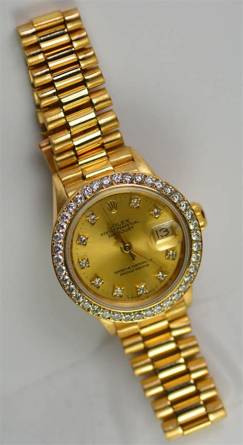 rolex 7205 oro gold|rolex gold diamond dial.